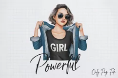 Funny Beautiful Girl Quotes Sublimation PNG, Powerful Product Image 2