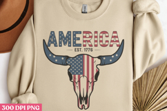 America est. 1776 PNG, 4th Of July Sublimation PNG Product Image 2