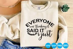 Sarcastic quotes SVG Design, Funny quotes svg design Product Image 2