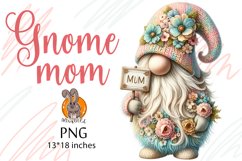 Gnome mom, flowers Product Image 1