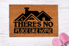 There&#039;s noplace like home SVG, Doormat SVG Product Image 2