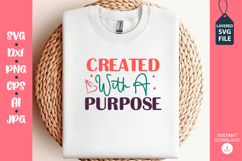 Christian Svg T-shirt design, Bible Verse SVG T-shirt design Product Image 1
