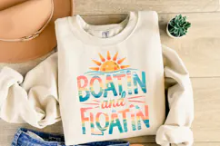 Boatin and Floatin svg | Svg Files for Cricut | Shirt Svg Product Image 2