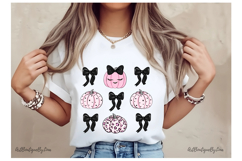 Pink Pumpkin with Black Bow PNG Product Image 1