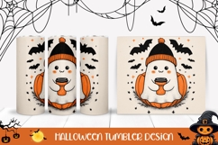 Doodle Halloween Tumbler, Halloween Bats Tumbler Template Product Image 1