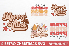 Retro Christmas Tshirt SVG Product Image 1