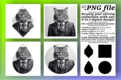 Feline Fantasy: Colorful Cat Sublimations Product Image 1