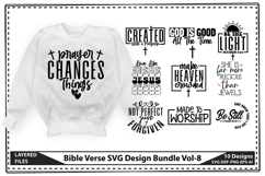 Bible Verse SVG Design Bundle, Bible Verse Svg Product Image 1