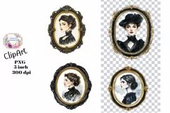Gothic, Pictures, Ephemera, PNG, Clipart, Watercolor Product Image 1