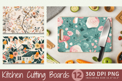 Cottagecore Dreams Cutting Boards sublimation Design Product Image 1