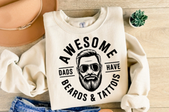 Dads have beards &amp; tattoos svg | Shirt Svg Product Image 2