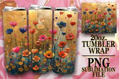 Garden Glam Mug Wrap Sublimate Beauty Product Image 1