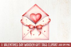 Sweet Valentine Clipart, Watercolor Valentines Day Product Image 1