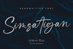 Simsatigan Casual Handwritten Font Product Image 1