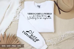 Video games a world of endless SVG - Video Game T-Shirt Desi Product Image 1