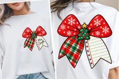Teacher Christmas Pencil Bow Paper PNG, Funny Christmas PNG Product Image 3