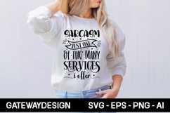 Sarcastic Svg Design , Funny Sarcastic Design Product Image 1