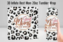 3D Puffy Mama Inflated Tumbler Wrap|3D Inflate Designs Product Image 1