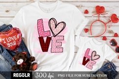 Love PNG For Valentines Day Sublimation Product Image 1