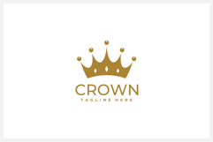 Crown Logo Design Vector Illustration Product Image 1