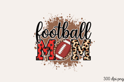 Football MOM PNG,Mothers day Mom sublimati Product Image 2