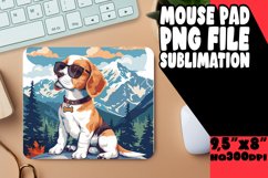 Mountain Pup Mouse Pad Sublimation,Adventure Product Image 1