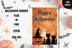 Halloween Ghost Garden Flag, Kids Halloween Garden Flag Product Image 1