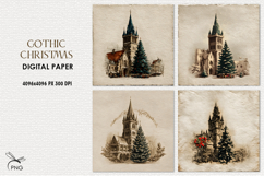 Christmas digital paper, background clipart Product Image 1