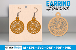 Mandala Earring Lasercut BUNDLES Product Image 3