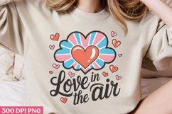 Love in the air PNG, Pop Art Valentine Day Clipart PNG Product Image 2
