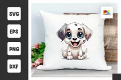 Baby Puppy SVG, Baby Puppy illustration Product Image 1