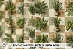 Kitchen digital paper Product Image 1