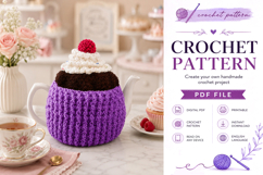 Cupcake Tea Cozy Crochet Pattern PDF Product Image 6