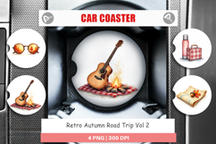Car Coaster Vintage Fall Road Trip Product Image 1