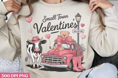 Small Town Valentines PNG, Coquette Valentines Day Sublimati Product Image 2
