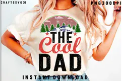The Cool Dad Png The Cool Dad svg The Cool Dad Shirt Product Image 1