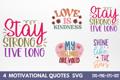Motivational Quotes Designs SVG Product Image 1