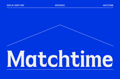 Matchtime Display Font Product Image 1