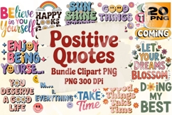 Positive Quotes PNG Bundle 20 Product Image 1