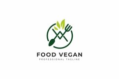 Food Vegan Logo Product Image 1