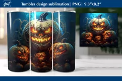 Pumpkin tumbler, Halloween tumbler designs, Scary pumpkins Product Image 1
