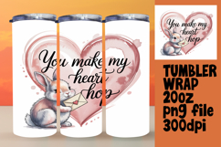 Sublimation-Ready 20oz Artwork , Valentines Day Product Image 1