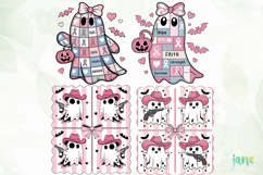 Pink Ghost Breast Cancer Awareness Png Product Image 1
