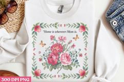 Home is wherever Mom is PNG, Mothers Day Quotes Sublimation Product Image 2