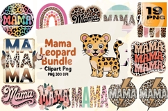 Mama Leopard PNG Bundle 19 Product Image 1