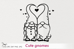 Cute gnomes svg files for cricut Product Image 1