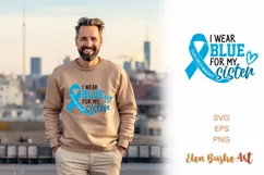 Colon Cancer svg, Colon cancer ribbon Product Image 1