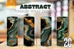 Green Marble Tumbler Wrap, Malachite Tumbler Designs Product Image 1