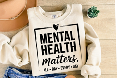 Mental Health Matters Svg | Svg Cut Files | Shirt Svg Product Image 2