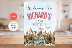 Baby Shower Welcome Sign Template 136 Product Image 1